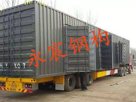 瓦楞鋼板焊制集裝箱